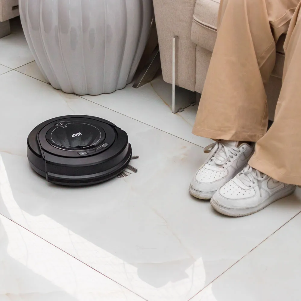 🧹 Review WAP Robot W90: O Robô Aspirador Barato que Varre, Aspira e Passa Pano. Vale a Pena? wap robot w90 preto