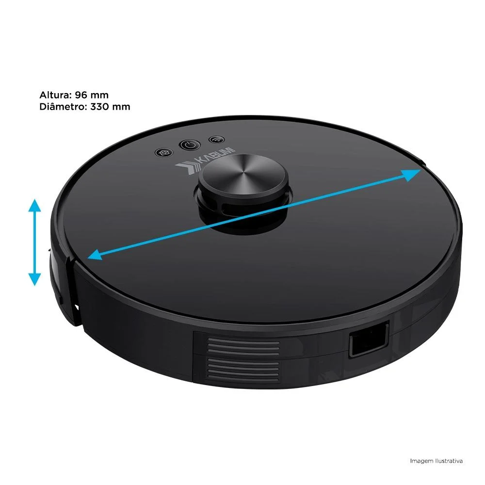 robo aspirador de po kabum smart 700