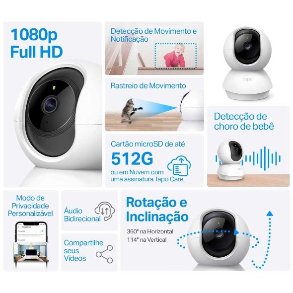 📹 Review Câmera TP-Link Tapo C200: A Melhor Câmera de Segurança Wi-Fi Acessível? tplink c200 v3jpg