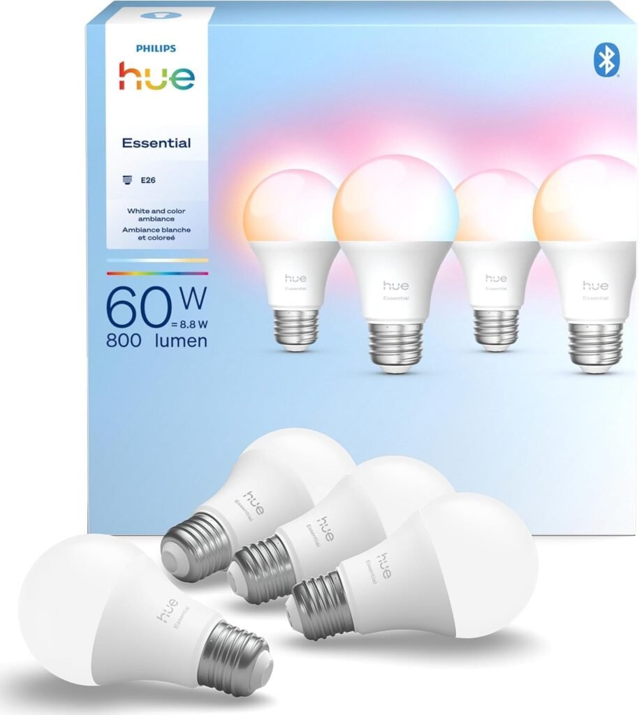 philips hue lâmpada essential smart led a19